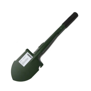 Лопата туристическая, складная, L = 41 см, пилка, открывалка, прорезиненная рукоять, в чехле Лопата туристическая, складная, L = 41 см, пилка, открывалка, прорезиненная рукоять, в чехле