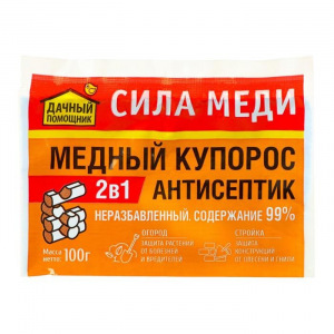 Медный Купорос антисептик "Сила Меди", 100 г Медный Купорос антисептик "Сила Меди", 100 г