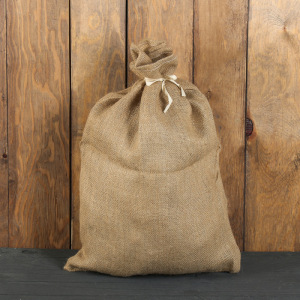 Мешок джутовый, 50 × 69 см, плотность 260 г/м² с завязками Мешок джутовый, 50 × 69 см, плотность 260 г/м² с завязками