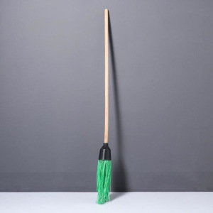 Метла деревянная, 140 см, 4 фланца, массив бука, микс Метла деревянная, 140 см, 4 фланца, массив бука, микс