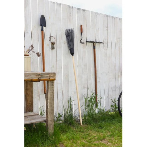 Метла наборная с черенком, 4 кольца, цвет МИКС Метла наборная с черенком, 4 кольца, цвет МИКС