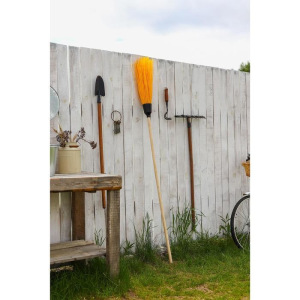 Метла с черенком «Дорогая», 5 колец, цвет МИКС Метла с черенком «Дорогая», 5 колец, цвет МИКС