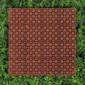 Модульное покрытие, 30 × 30 × 1.1 см, пластик, терракотовый, 1 шт. Модульное покрытие, 30 × 30 × 1.1 см, пластик, терракотовый, 1 шт.