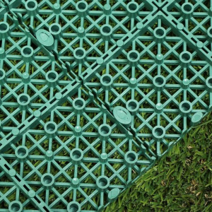 Модульное покрытие, 30 × 30 × 1,5 см, пластик, зелёный, 1 шт Модульное покрытие, 30 × 30 × 1,5 см, пластик, зелёный, 1 шт