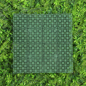 Модульное покрытие, 30 × 30 × 1,5 см, пластик, зелёный, 1 шт Модульное покрытие, 30 × 30 × 1,5 см, пластик, зелёный, 1 шт
