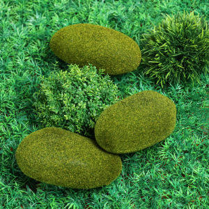 Мох искусственный «Камни», 15 × 9 × 5 см, набор 3 шт. Мох искусственный «Камни», 15 × 9 × 5 см, набор 3 шт.