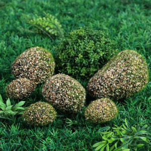 Мох искусственный «Камни», с каменной крошкой, набор 6 шт. Мох искусственный «Камни», с каменной крошкой, набор 6 шт.