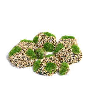 Мох искусственный «Камни», с каменной крошкой, набор 6 шт. Мох искусственный «Камни», с каменной крошкой, набор 6 шт.