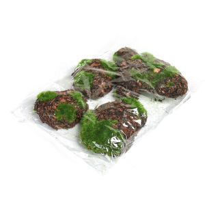 Мох искусственный «Камни», с корой, набор 6 шт. Мох искусственный «Камни», с корой, набор 6 шт.