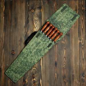 Набор 6 шампуров 50 см, в камуфляжном чехле Набор 6 шампуров 50 см, в камуфляжном чехле