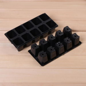 Набор для рассады: стаканы (12 шт.), кассета 10 ячеек (3 шт.), торфяные таблетки 42 мм (30 шт.), поддон Набор для рассады: стаканы (12 шт.), кассета 10 ячеек (3 шт.), торфяные таблетки 42 мм (30 шт.), поддон