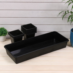 Набор для рассады: стаканы по 1 л (10 шт.), поддон 51 × 21 см Набор для рассады: стаканы по 1 л (10 шт.), поддон 51 × 21 см