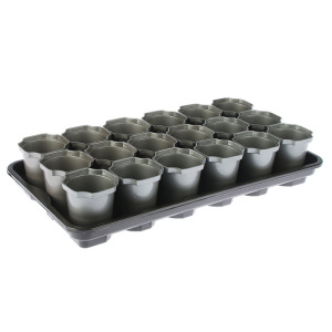 Набор для рассады: стаканы по 200 мл (18 шт.), поддон 42 × 23 Набор для рассады: стаканы по 200 мл (18 шт.), поддон 42 × 23