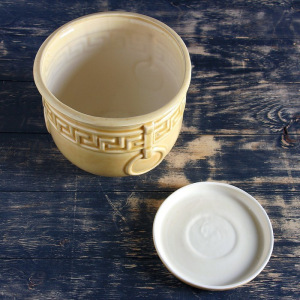 Набор горшков 3шт. "Олимп" бежевый: 14л, 5,5л, 2,5л Набор горшков 3шт. "Олимп" бежевый: 14л, 5,5л, 2,5л