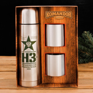 Набор «НЗ»: термос 750 мл, кружка 200 мл, 2 шт., время сохранения тепла 24 ч Набор «НЗ»: термос 750 мл, кружка 200 мл, 2 шт., время сохранения тепла 24 ч