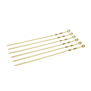 Набор плоских шампуров BOYSCOUT, 60 см, 6 шт в блистере, цвет золото Набор плоских шампуров BOYSCOUT, 60 см, 6 шт в блистере, цвет золото