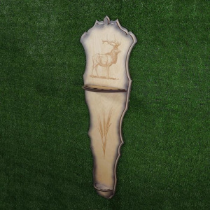 Набор подарочный 6 шампуров, нож-вилка на деревянном щите Набор подарочный 6 шампуров, нож-вилка на деревянном щите