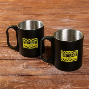 Набор "For real man", термос 500 мл, кружка 2 шт Набор "For real man", термос 500 мл, кружка 2 шт