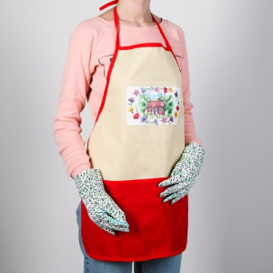 Набор садовода «Любимый сад»: фартук 52 × 62 см, перчатки Набор садовода «Любимый сад»: фартук 52 × 62 см, перчатки