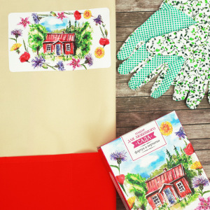 Набор садовода «Любимый сад»: фартук 52 × 62 см, перчатки Набор садовода «Любимый сад»: фартук 52 × 62 см, перчатки