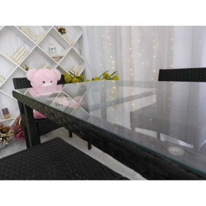 Набор садовой мебели, обеденная группа «Корсика», стол, 4 стула, искусственный ротанг Набор садовой мебели, обеденная группа «Корсика», стол, 4 стула, искусственный ротанг