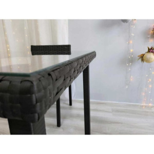 Набор садовой мебели, обеденная группа «Корсика», стол, 4 стула, искусственный ротанг Набор садовой мебели, обеденная группа «Корсика», стол, 4 стула, искусственный ротанг