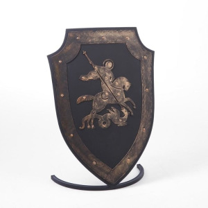 Набор шашлычника "Георгий Победоносец" шампурница, 8 шампуров узбекских с деревянной ручкой Набор шашлычника "Георгий Победоносец" шампурница, 8 шампуров узбекских с деревянной ручкой