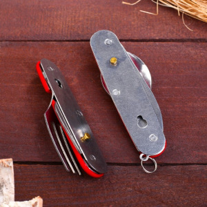 Набор туриста 4в1: нож, вилка, ложка, открывалка Набор туриста 4в1: нож, вилка, ложка, открывалка