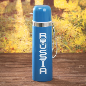 Набор туристический «Russia»: термос 500 мл, кружка 200 мл, 2 шт., время сохранения тепла 24 ч Набор туристический «Russia»: термос 500 мл, кружка 200 мл, 2 шт., время сохранения тепла 24 ч