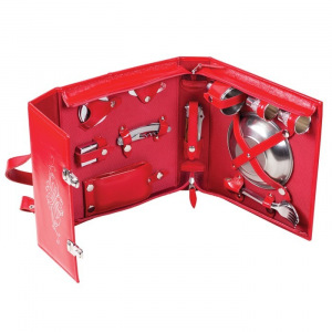 Набор женский в сумке из натуральной кожи «Леди» (2 персоны) Набор женский в сумке из натуральной кожи «Леди» (2 персоны)