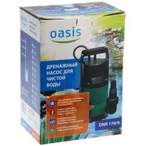 Насос дренажный Oasis DN 170/9, 400 Вт, напор 9 м, 170 л/мин Насос дренажный Oasis DN 170/9, 400 Вт, напор 9 м, 170 л/мин