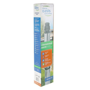 Насос скважинный Oasis SNR 85/75, центробежный, 750 Вт, напор 75 м, 85 л/мин, кабель 40 м Насос скважинный Oasis SNR 85/75, центробежный, 750 Вт, напор 75 м, 85 л/мин, кабель 40 м