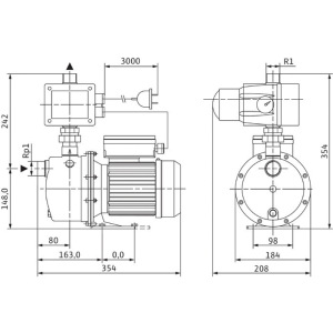 Насосная станция Wilo FWJ-203-EM/2 Насосная станция Wilo FWJ-203-EM/2