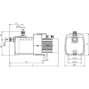 Насосная станция Wilo HiMulti 3-24 Насосная станция Wilo HiMulti 3-24