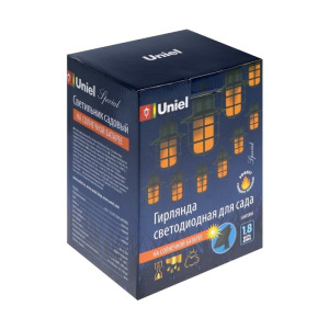 НИТЬ, уличная на солнечной батарее с насад. Uniel "Фонарики", LED-72, эффект пламени, IP44 НИТЬ, уличная на солнечной батарее с насад. Uniel "Фонарики", LED-72, эффект пламени, IP44