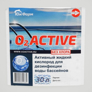 О2 ACTIVE, средство для дезинфекции воды бассейнов, 30л О2 ACTIVE, средство для дезинфекции воды бассейнов, 30л