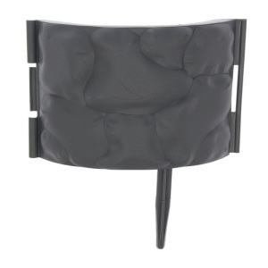 Ограждение декоративное, 14 × 304 см, 16 секций, пластик, серое, «Каменный цветок» Ограждение декоративное, 14 × 304 см, 16 секций, пластик, серое, «Каменный цветок»