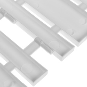 Ограждение декоративное, 25 × 170 см, 5 секций, пластик, белое, «Чудный сад» Ограждение декоративное, 25 × 170 см, 5 секций, пластик, белое, «Чудный сад»