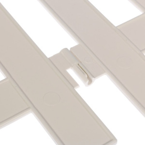 Ограждение декоративное, 28 × 300 см, 7 секций, пластик, белое Ограждение декоративное, 28 × 300 см, 7 секций, пластик, белое