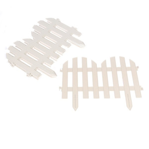 Ограждение декоративное, 28 × 300 см, 7 секций, пластик, белое Ограждение декоративное, 28 × 300 см, 7 секций, пластик, белое