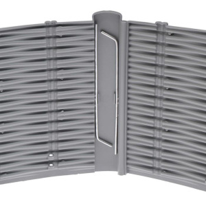 Ограждение декоративное, 29 × 230 см, 4 секций, пластик, серое, «Лоза» Ограждение декоративное, 29 × 230 см, 4 секций, пластик, серое, «Лоза»