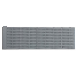 Ограждение декоративное, 29 × 230 см, 4 секций, пластик, серое, «Лоза» Ограждение декоративное, 29 × 230 см, 4 секций, пластик, серое, «Лоза»