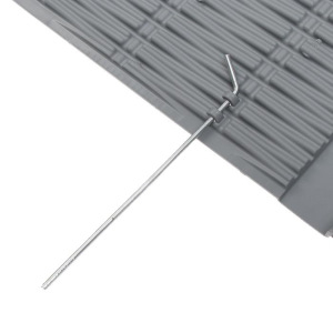 Ограждение декоративное, 29 × 230 см, 4 секций, пластик, серое, «Лоза» Ограждение декоративное, 29 × 230 см, 4 секций, пластик, серое, «Лоза»