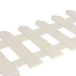 Ограждение декоративное, 30 × 196 см, 4 секции, пластик, белое, «Палисадник» Ограждение декоративное, 30 × 196 см, 4 секции, пластик, белое, «Палисадник»