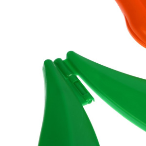 Ограждение декоративное, 30 × 225 см, 5 секций, пластик, оранжевый цветок, «Тюльпан» Ограждение декоративное, 30 × 225 см, 5 секций, пластик, оранжевый цветок, «Тюльпан»