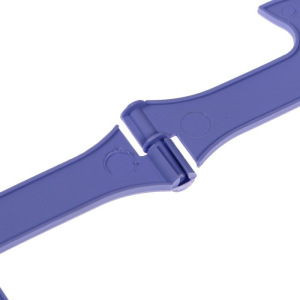 Ограждение декоративное, 33 × 267 см, 7 секций, пластик, фиолетовое, «Роскошный сад» Ограждение декоративное, 33 × 267 см, 7 секций, пластик, фиолетовое, «Роскошный сад»