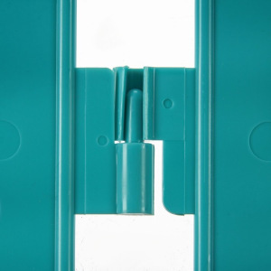 Ограждение декоративное, 35 × 210 см, 5 секций, пластик, бирюзовое, RENESSANS, Greengo Ограждение декоративное, 35 × 210 см, 5 секций, пластик, бирюзовое, RENESSANS, Greengo