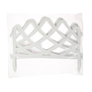 Ограждение декоративное, 37 × 196 см, 4 секции, пластик, мраморное, «Волна» Ограждение декоративное, 37 × 196 см, 4 секции, пластик, мраморное, «Волна»