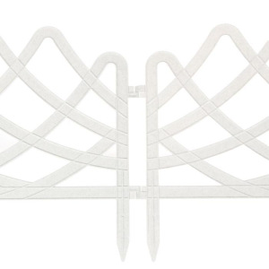 Ограждение декоративное, 37 × 196 см, 4 секции, пластик, мраморное, «Волна» Ограждение декоративное, 37 × 196 см, 4 секции, пластик, мраморное, «Волна»