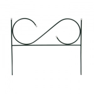 Ограждение декоративное, 50 × 360 см, 5 секций, металл, зелёное, «Мелодия» Ограждение декоративное, 50 × 360 см, 5 секций, металл, зелёное, «Мелодия»